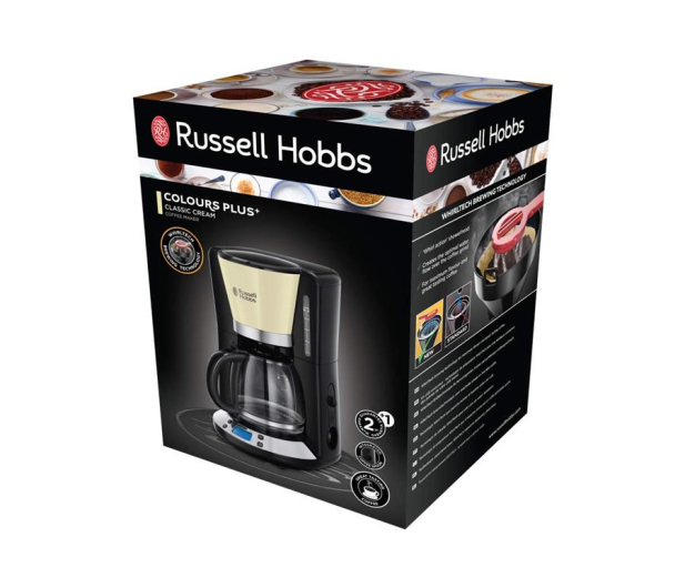 Russell Hobbs Ekspres do kawy Colours Plus Cream 24033-56 - 453584 - zdjęcie 2